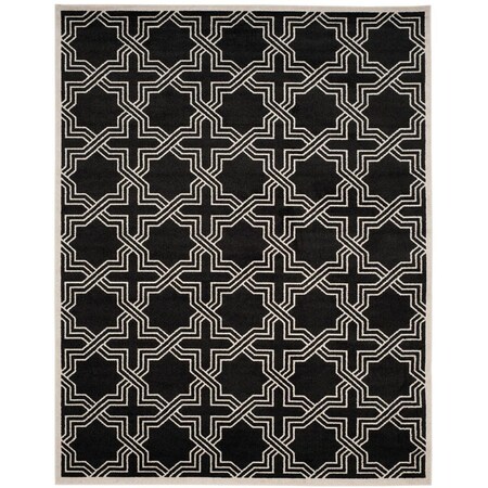 Safavieh Amherst Power Loomed Rectangle Area Rug Anthracite & Ivory - 8 x 10 ft. AMT413G-8